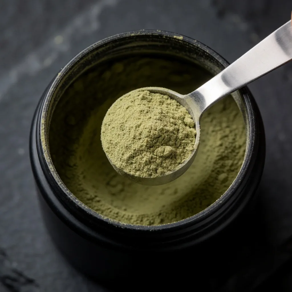 Canister open with scoop