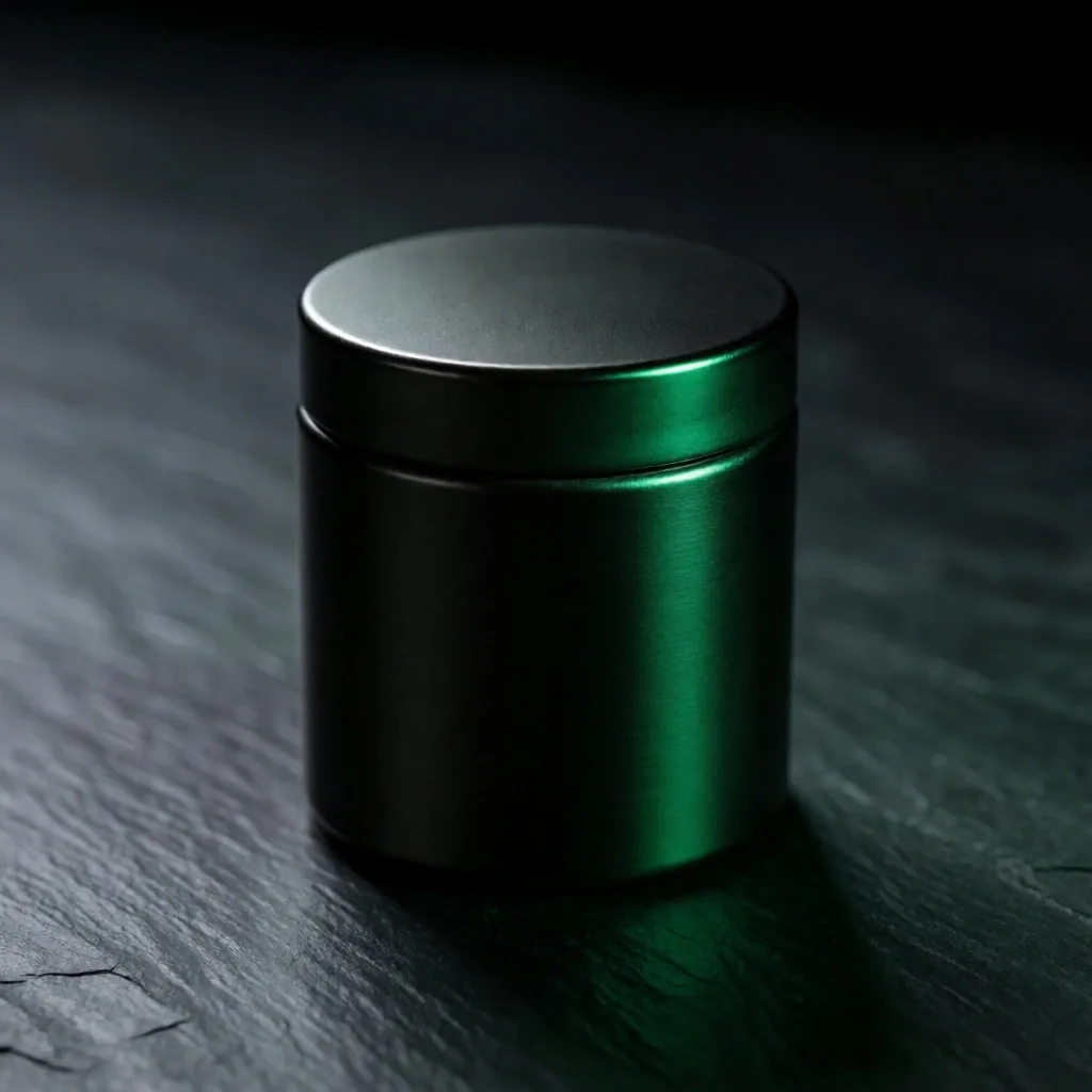 Daily Multivitamin Complex canister on a dark milled surface