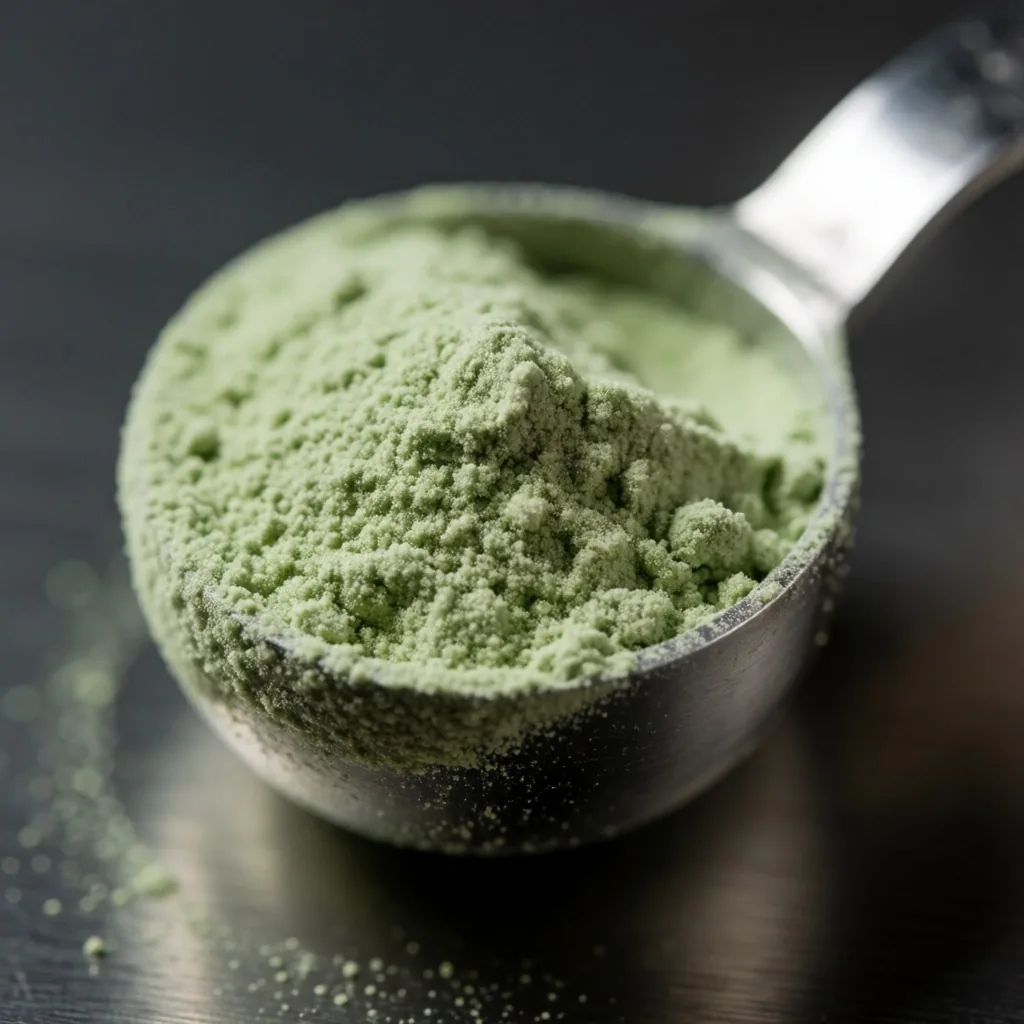 Scoop with powder detail