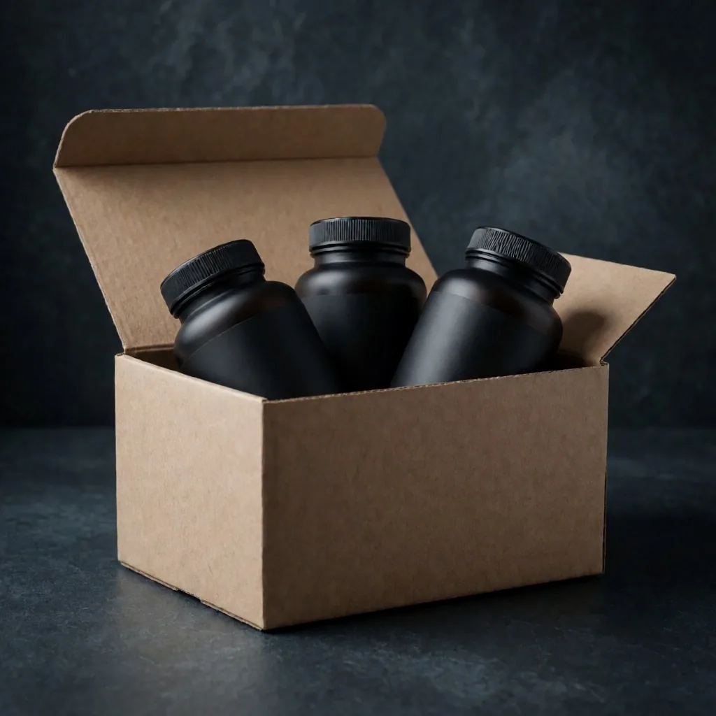 NutriPeak supplement packaging on a dark surface