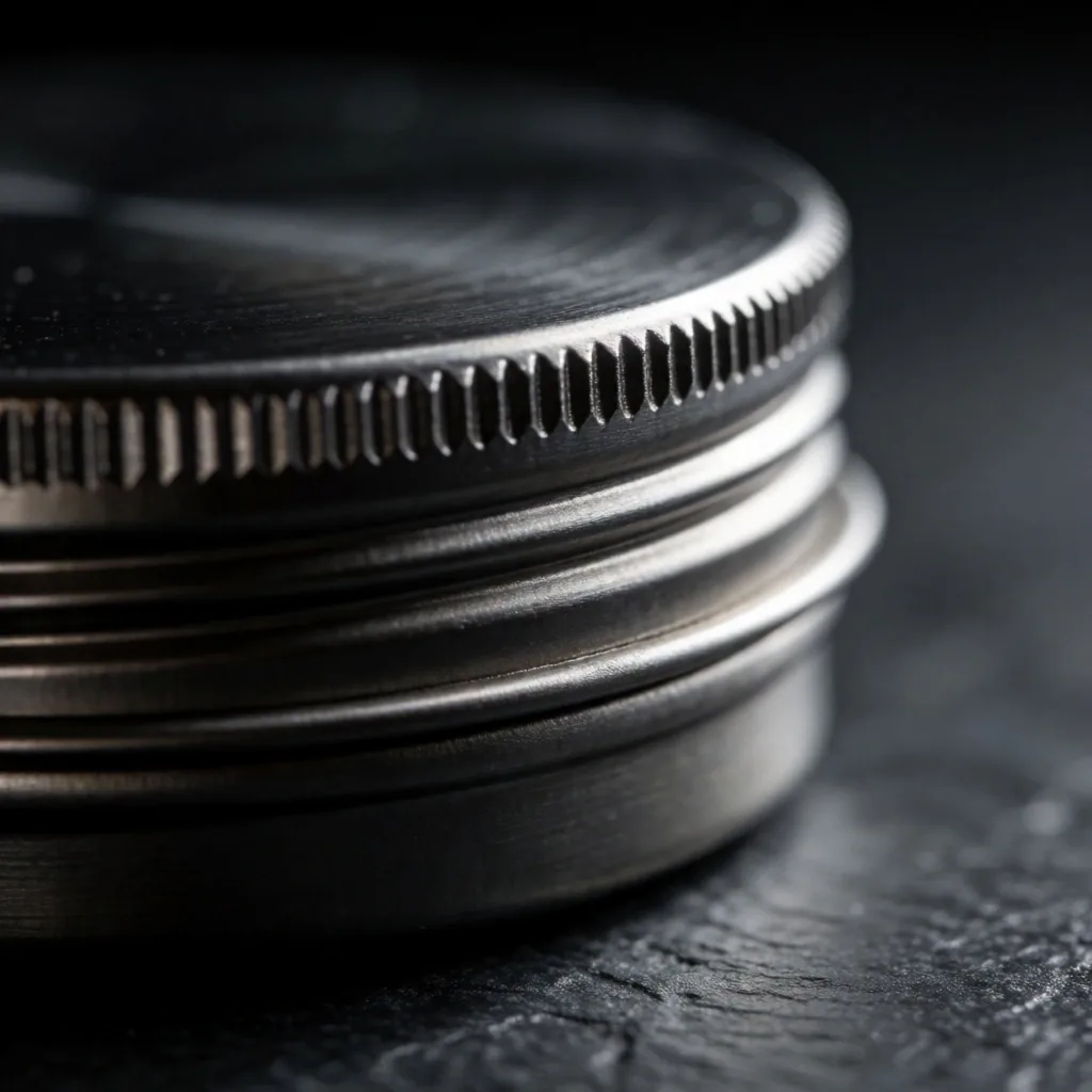 Canister lid detail