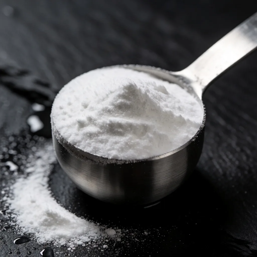 Scoop with magnesium powder