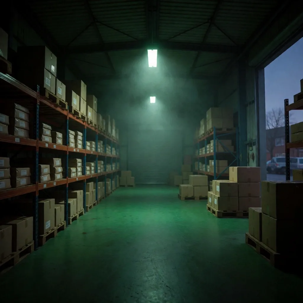 Warehouse dispatch area
