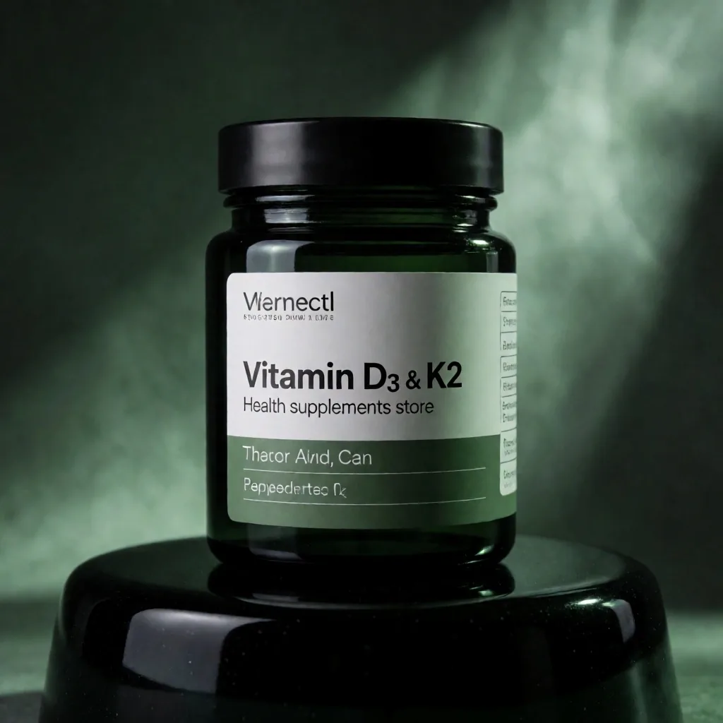 Vitamin D3 and K2 Complex bottle